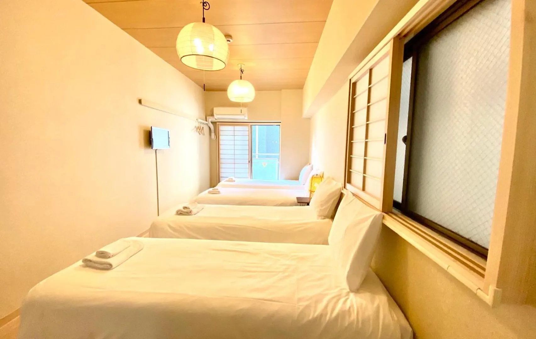 3 Minutes On Foot From Dotonbori East Entrance 5 Minutes On Foot From Shinsaibashi Area Traditional Japanese-Style Room Osaka Lejlighed